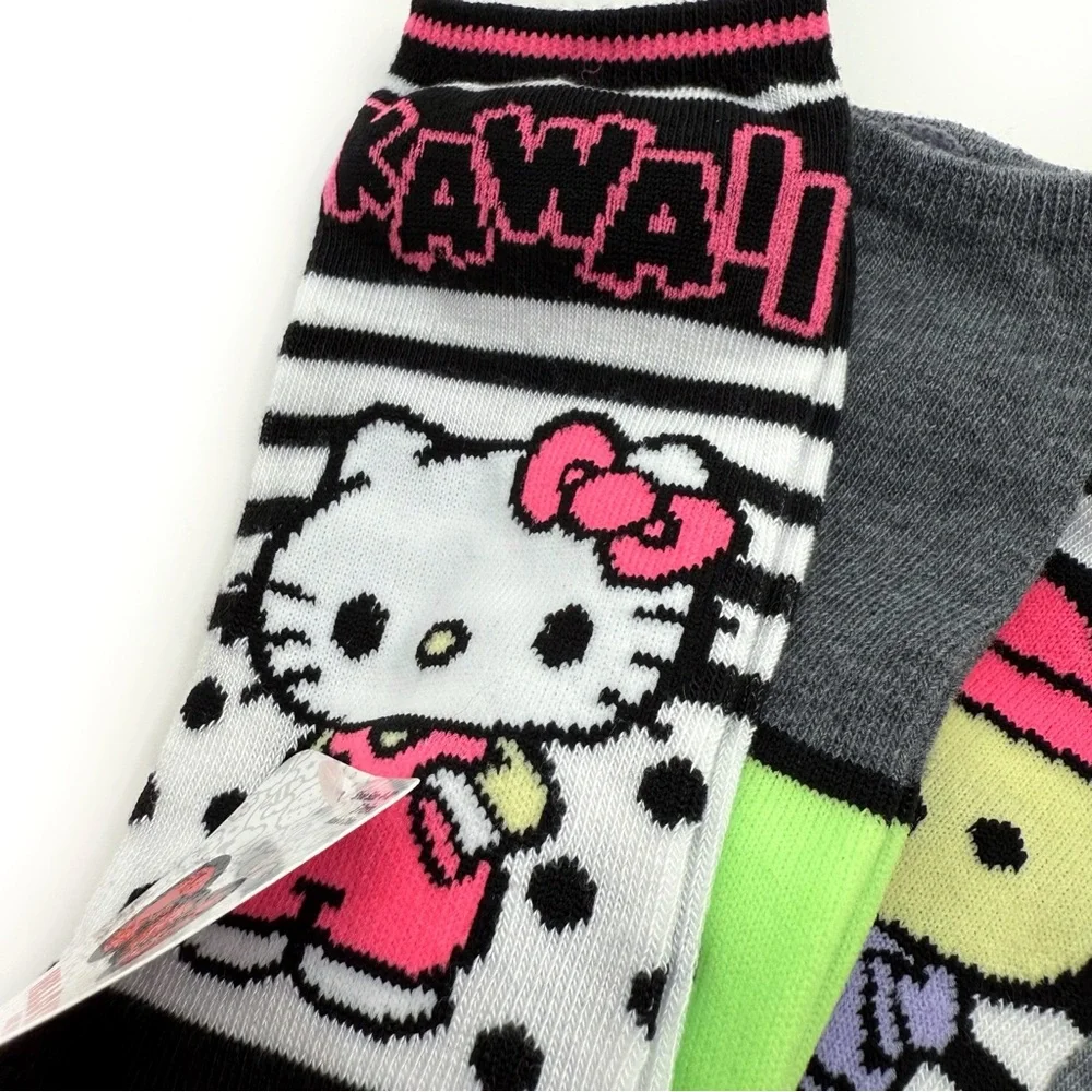 Hello Kitty Womens No Show Socks My Melody Keroppi Pompompurin Badtz Maru Gift